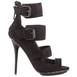 GX By Gwen Stefani Caviar Black Micro Heels